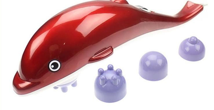Máy massage cá heo H668 máy massage hình cá heo dễ thương dụng cụ đấm bóp máy massage