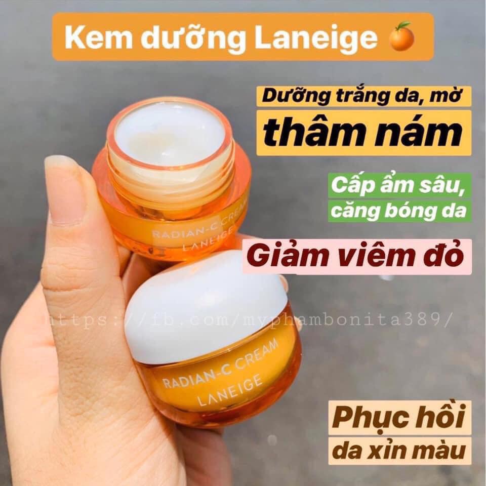 Kem dưỡng laneige radian c cream - labelle