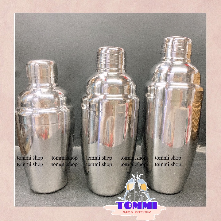 Bình Lắc Shaker 550ml Và 750ml Bằng InoxBình - Dụng Cụ Pha Chế