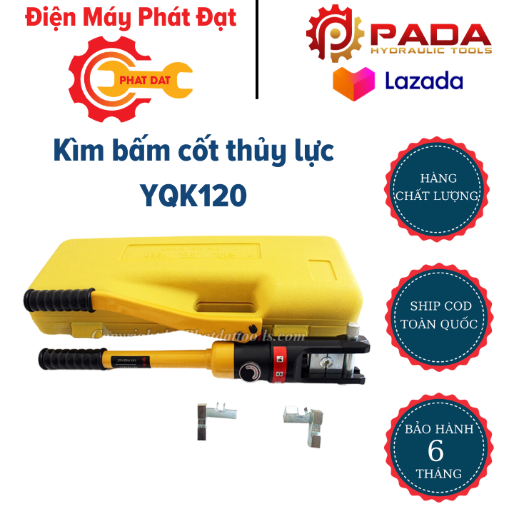Kìm bấm cos thủy lực YQK120