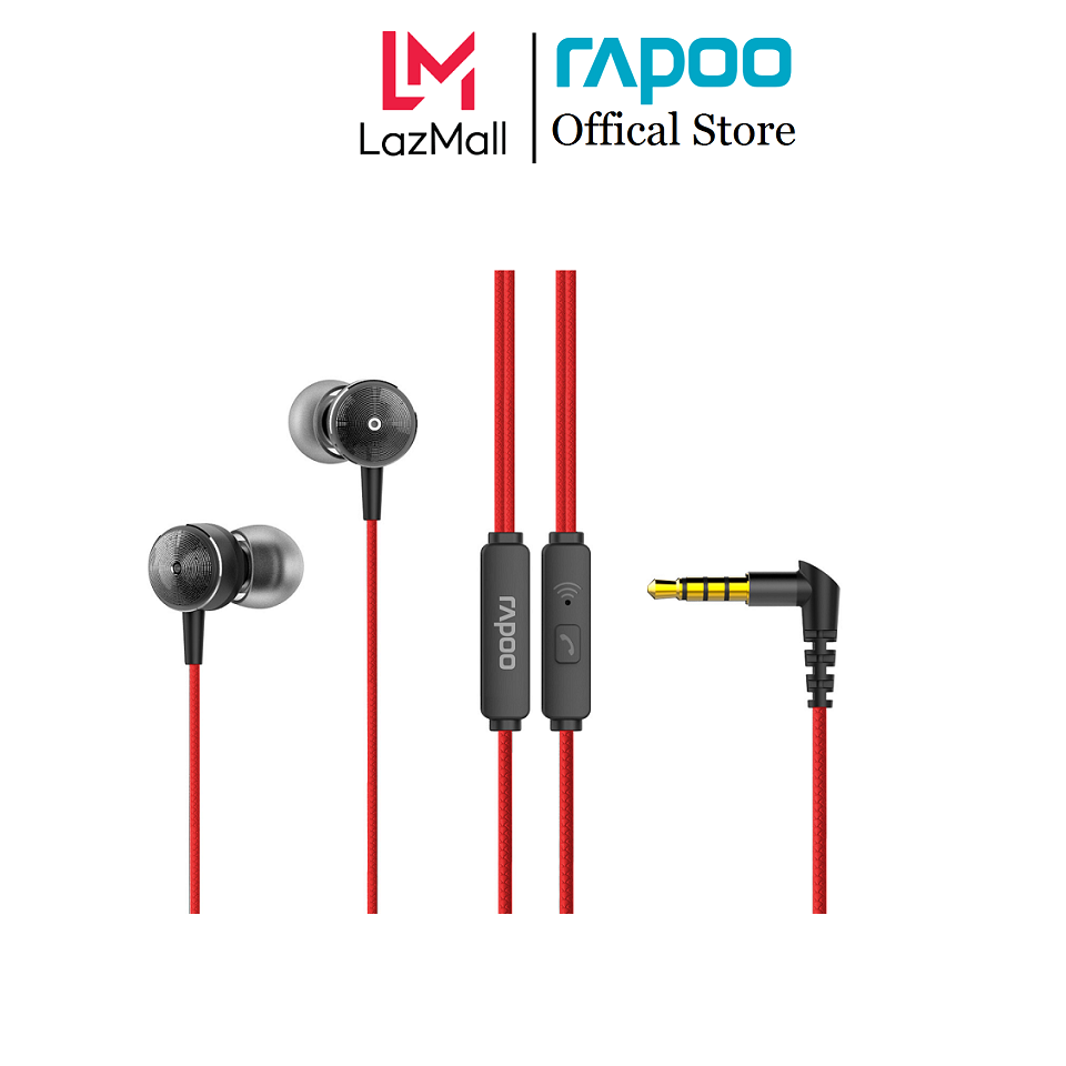 Tai nghe nhét tai rapoo e28 giắc 3.5mm