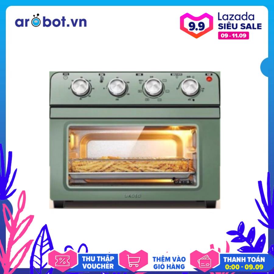 [Trả góp 0%]LÒ NƯỚNG KẾT HỢP NỒI CHIÊN KHÔNG DẦU CHÍNH HÃNG UKOEOT35 25L