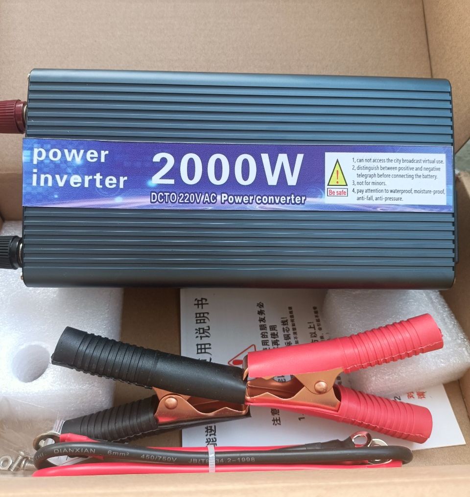 Kích điện ác quy 12v lên 220v công suất 2000w sóng vuông