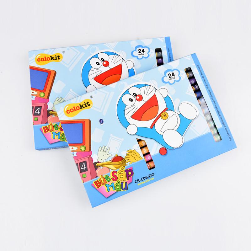 Sáp màu doraemon 24 màu colokit | cr-c06,c05,c04/do