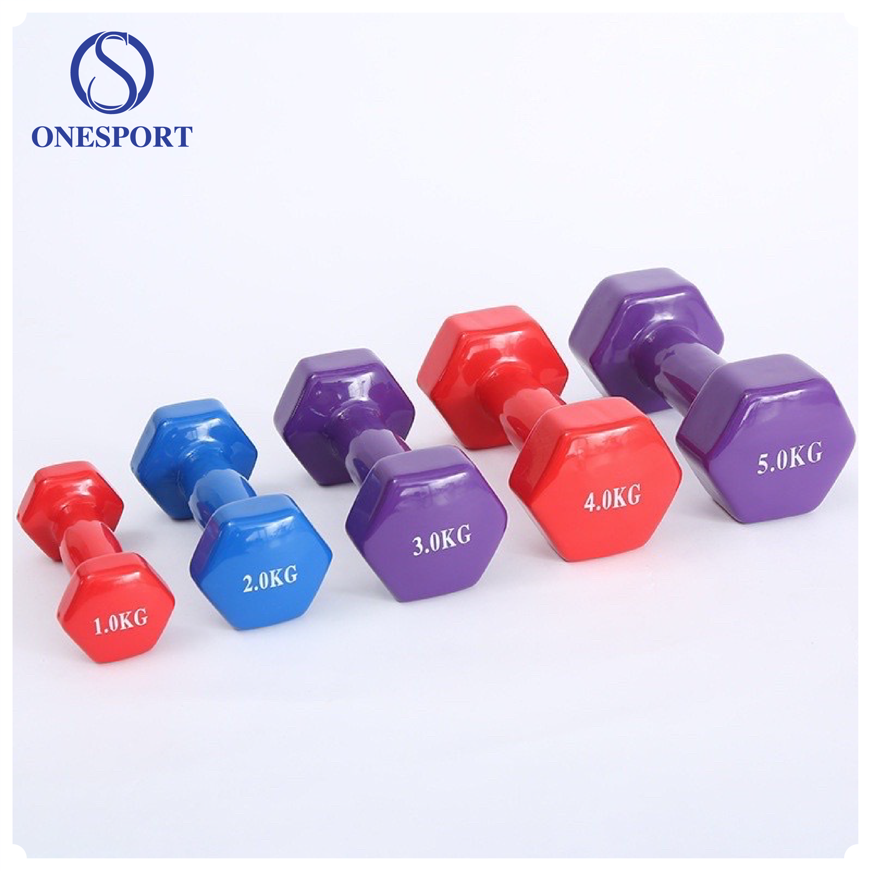 Tạ tay 1-9kg gang bọc cao su chống xước vỡ sàn FED
