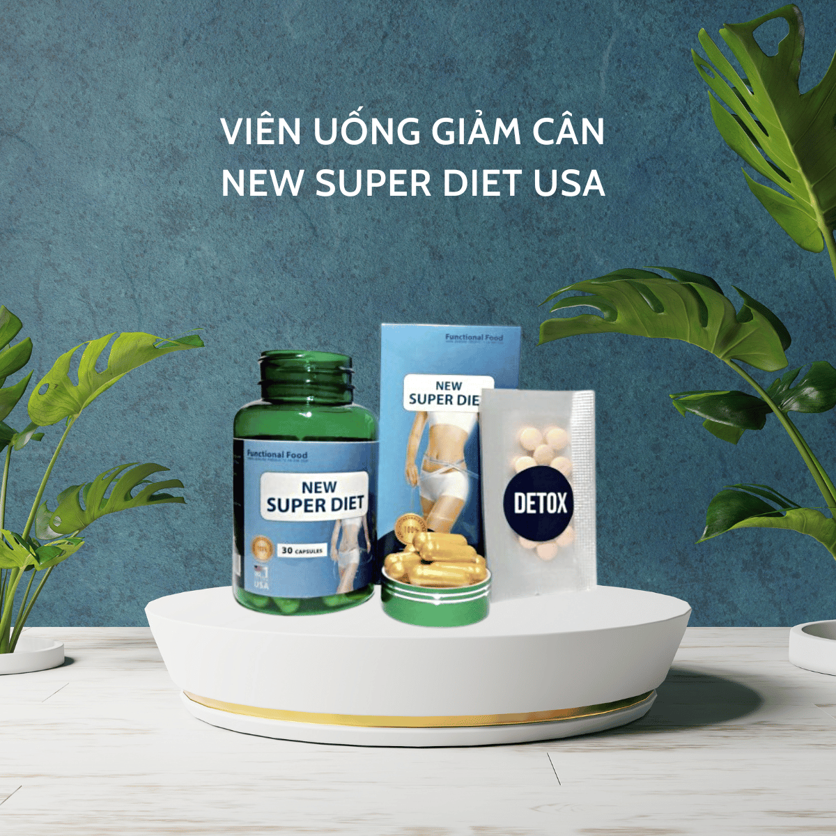 Viên giảm cân của mỹ - new super diet mỹ