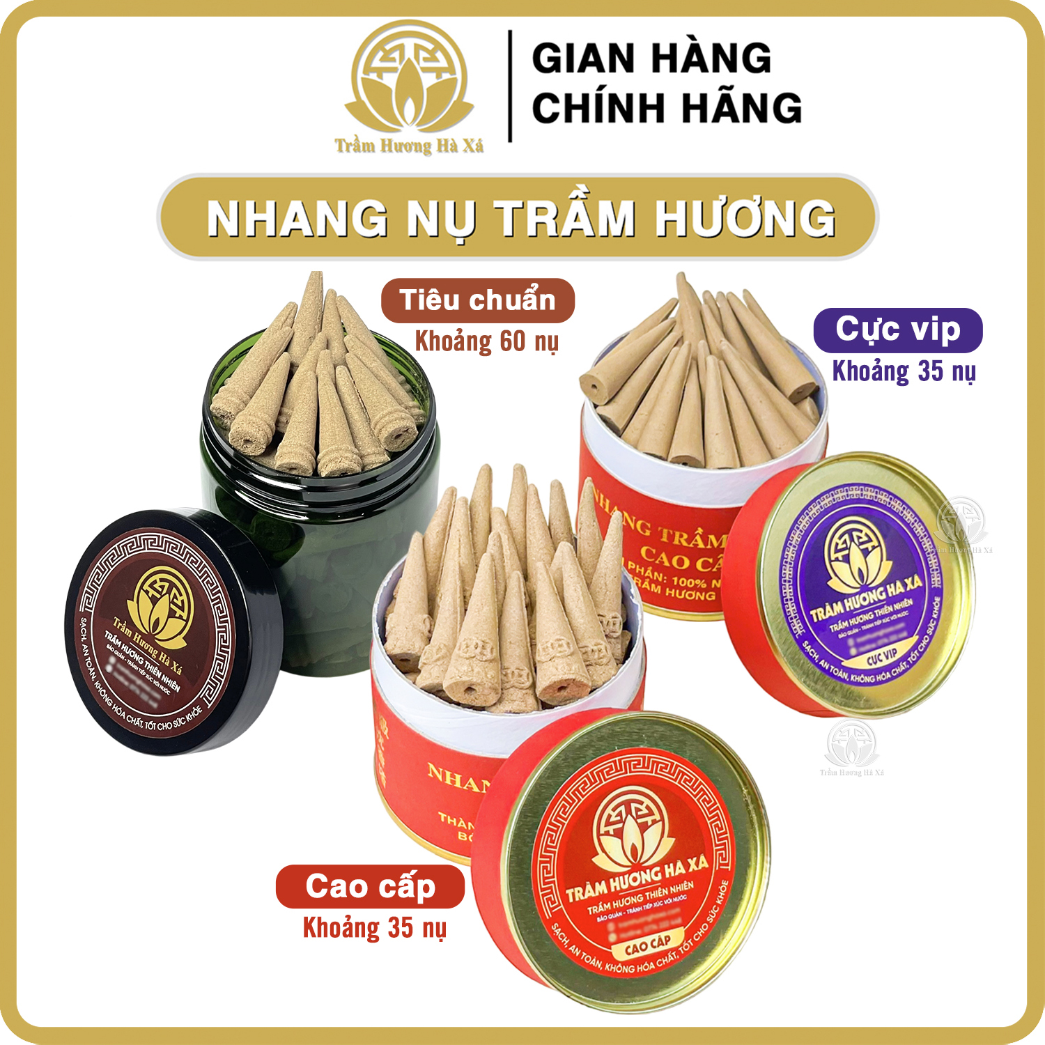 Nhang nụ trầm hương đốt xông nhà tẩy uế đồ thờ cúng phong thủy may mắn thu hút tài lộc cho gia chủ Trầm Hương Hà Xá