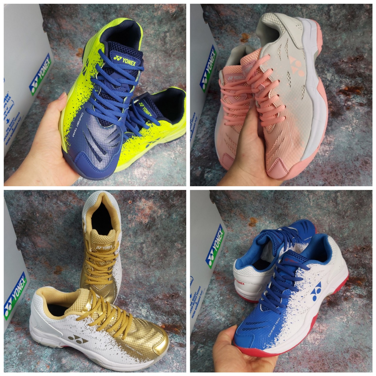 Giày cầu lông, bóng chuyền, tenis...siêu xịn đẹp😘tặng tất😘bảo hành 12 tháng