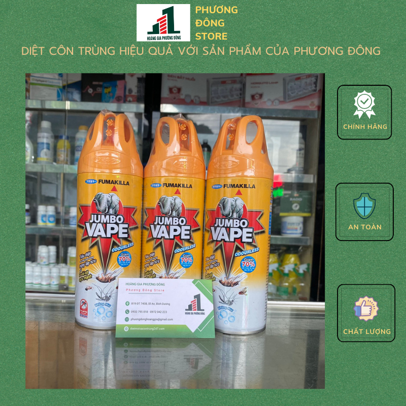 Bình xịt muỗi và côn trùng jumbo
