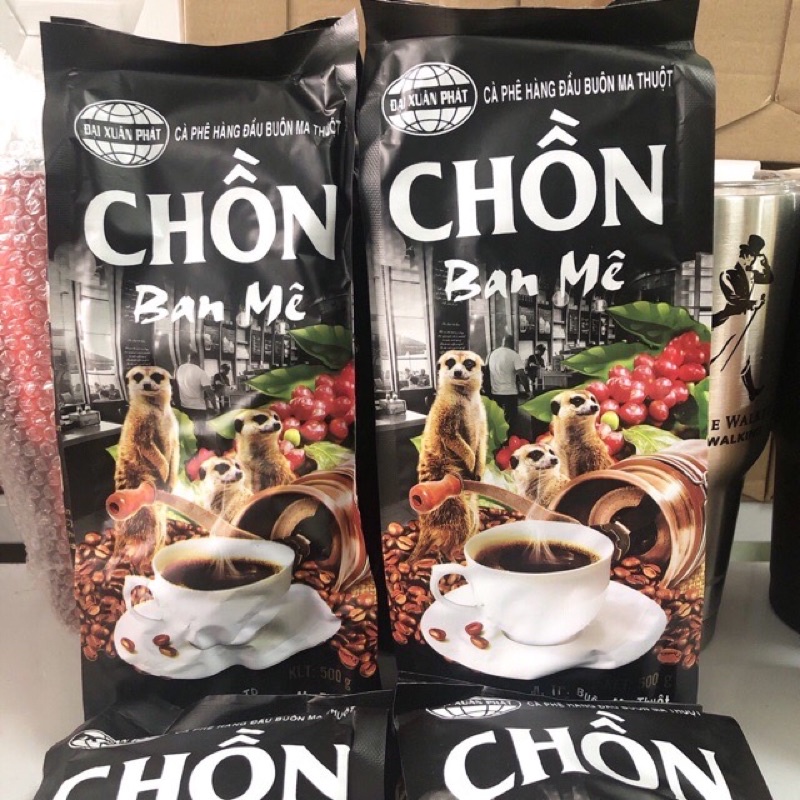 1kg 2 bịch 500gr Cà phê pha Phin truyền thống Chồn Buôn Mê Thuột
