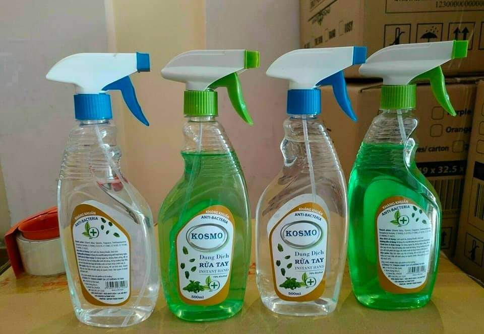 Siêu Tiết Kiệm - Dung Dịch Rửa Tay Khô KOSMO Chai 500ML đủ 2 mùi