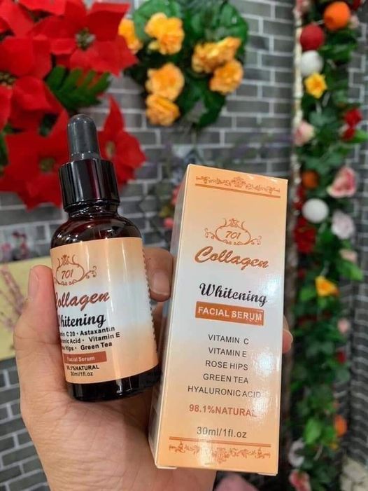Serum collagen plus vit e 701 dưỡng trắng