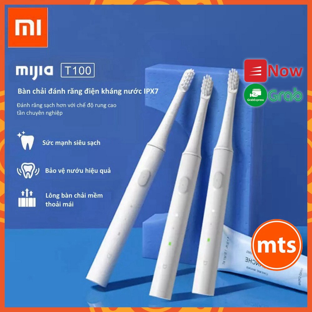 Bàn chải điện Xiaomi Mijia T100 pin sạc - Minh Tín Shop