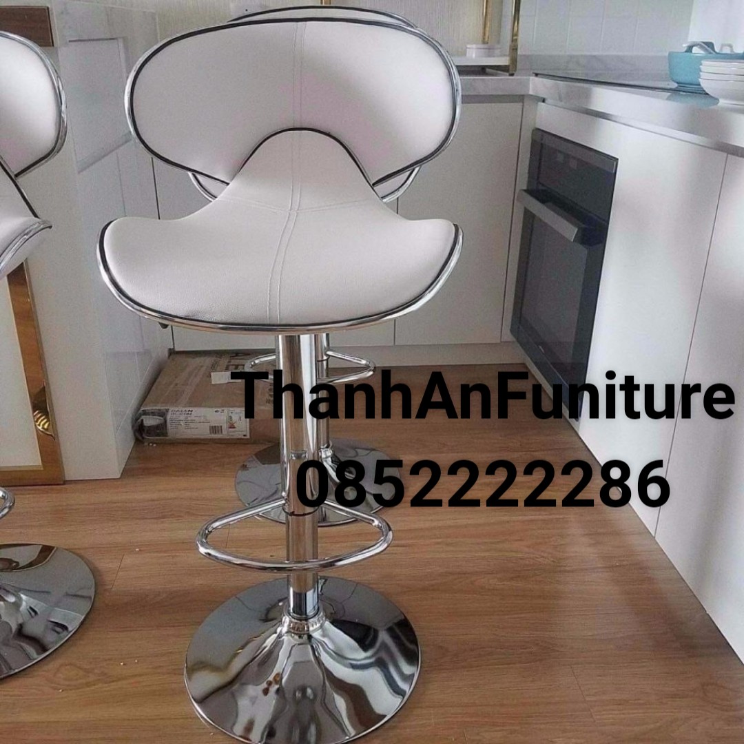 [HCM]Ghế quầy bar hình bướm trắng