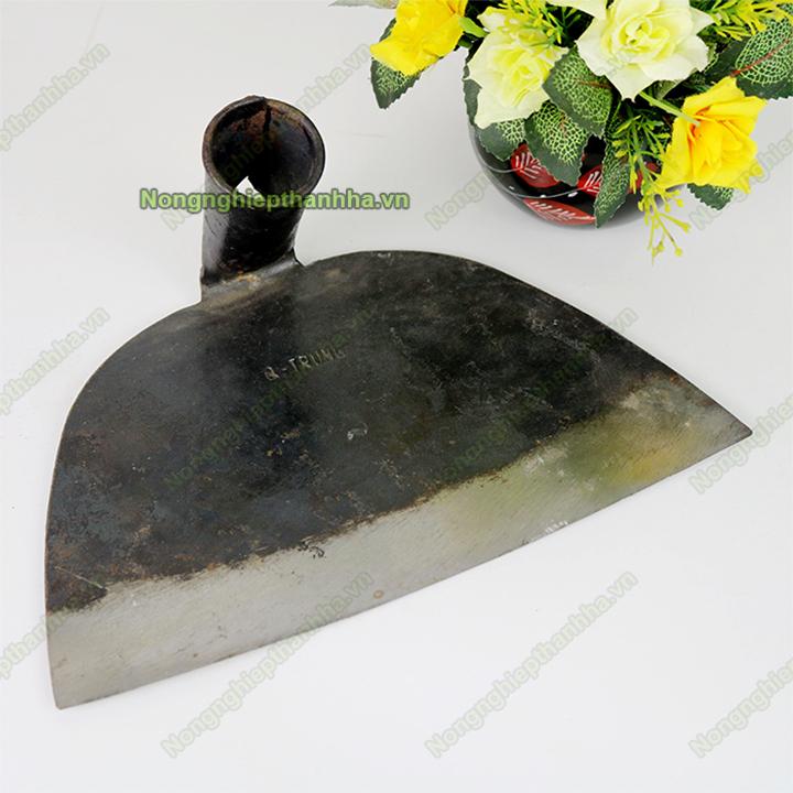 Cuốc xới cỏ làm vườn không cán lưỡi thép to - D68