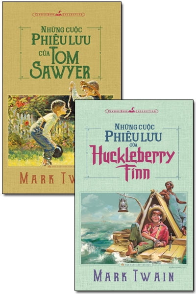 Fahasa - Combo Sách Hay Những Cuộc Phiêu Lưu Của Tom Sawyer + Những Cuộc Phiêu Lưu Của Huckleberry Finn