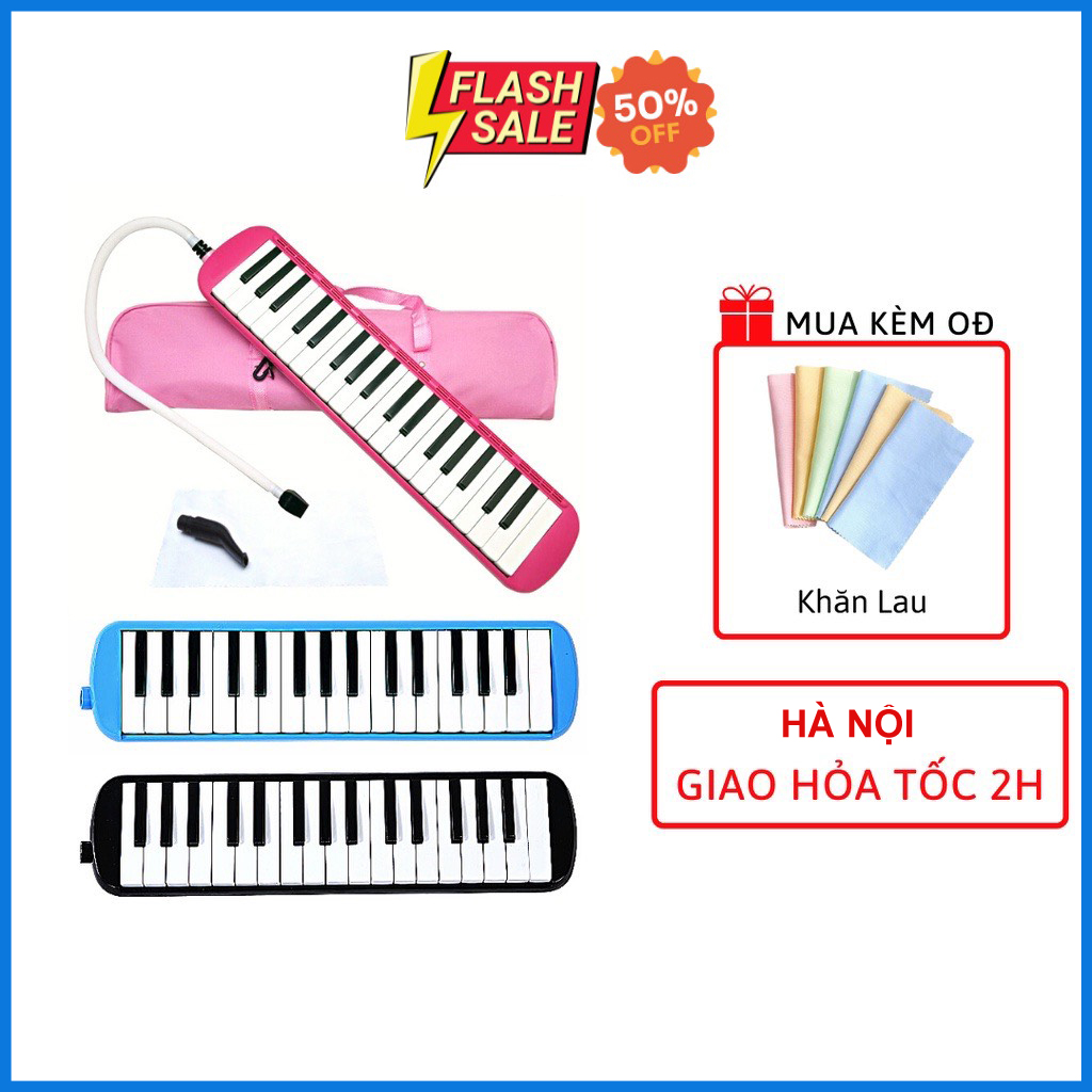 Kèn Melodica 32 phím và 37 phím có ống thổi dài Tặng kèm túi đựng chất lượng piano mini