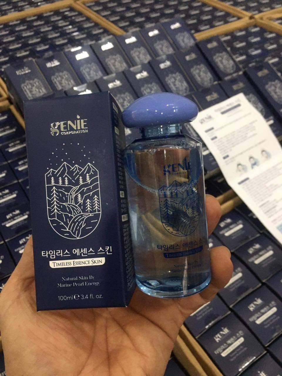 Nước Thần Se Khít Lỗ Chân Lông Genie Demar87 Cell Pore Perfector 100ml