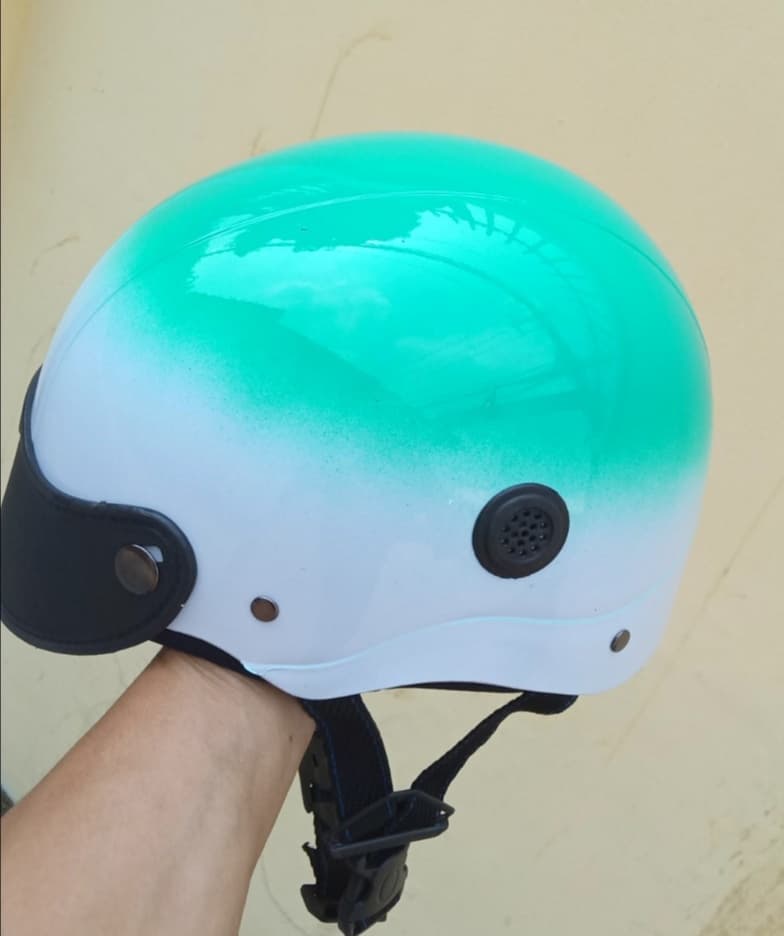 [HCM](Sale mẫu mới) Nón bảo hiểm sơn Mix 2 màu siêu xinh hàng cao cấp 2 lỗ thông hơi