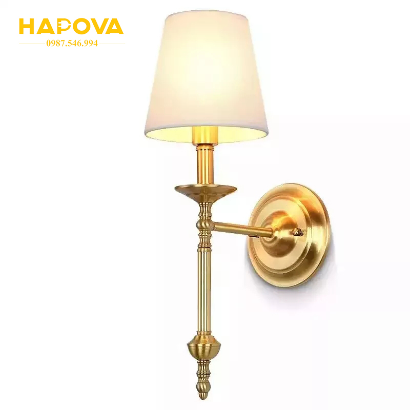 Đèn led gắn tường, đèn treo tường hiện đại hapova ukiasy 1718 + tặng kèm bóng e14