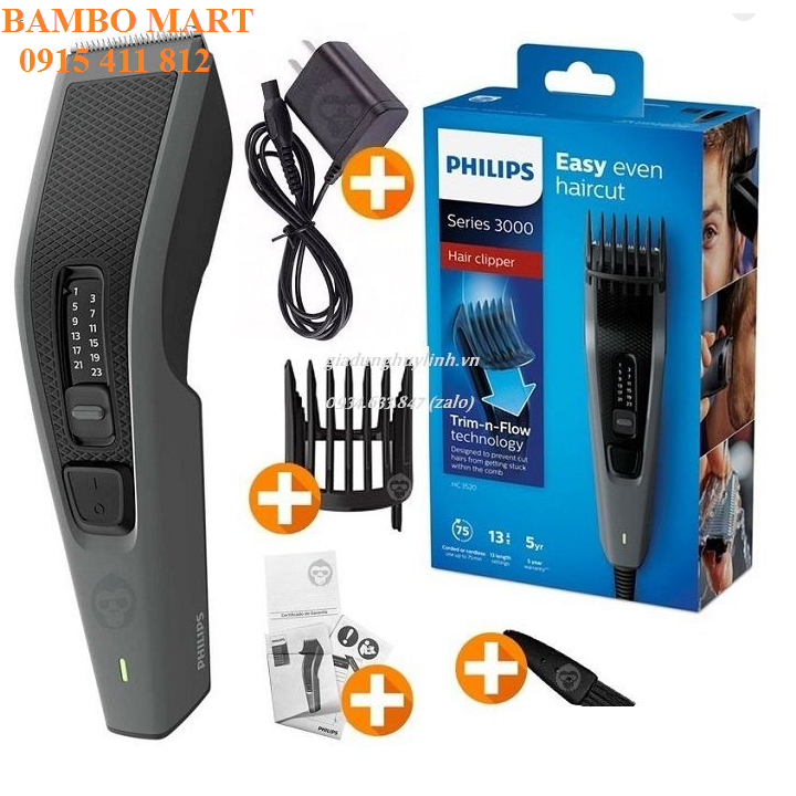 TÔNG ĐƠ CẮT TÓC PHILIPS HC3520