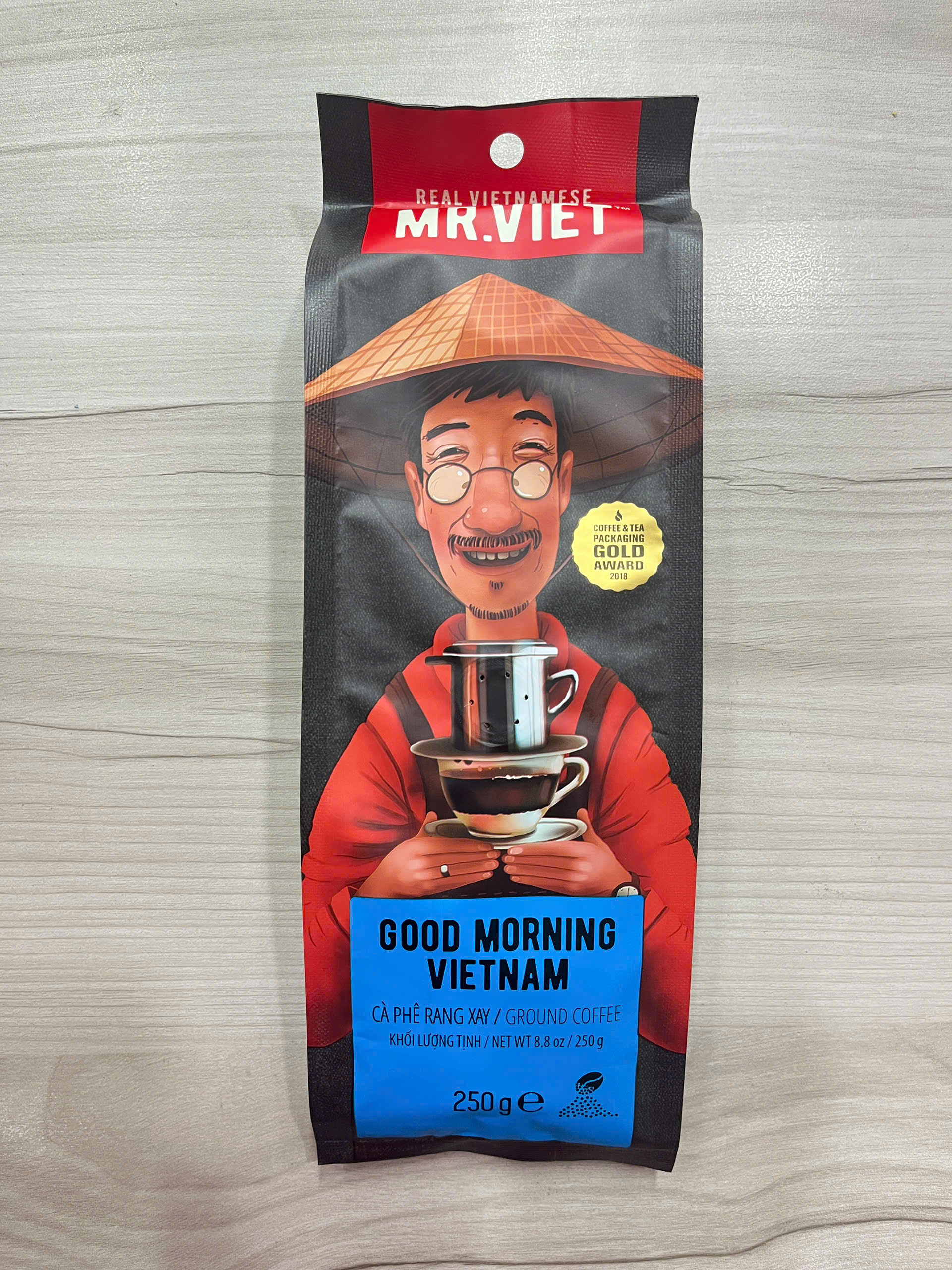 Cà phê rang xay Mr Viet Good Morning Việt Nam 250g - Good morning powder Coffee