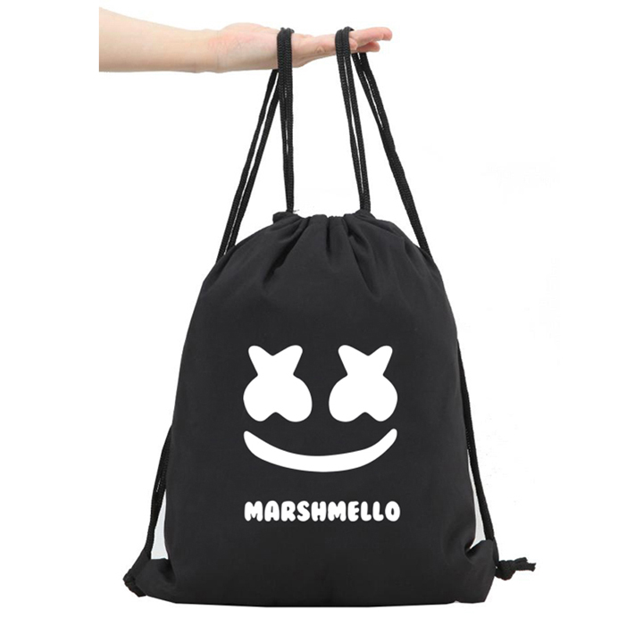 Balo túi rút thời trang Marshmello chất bền đẹp