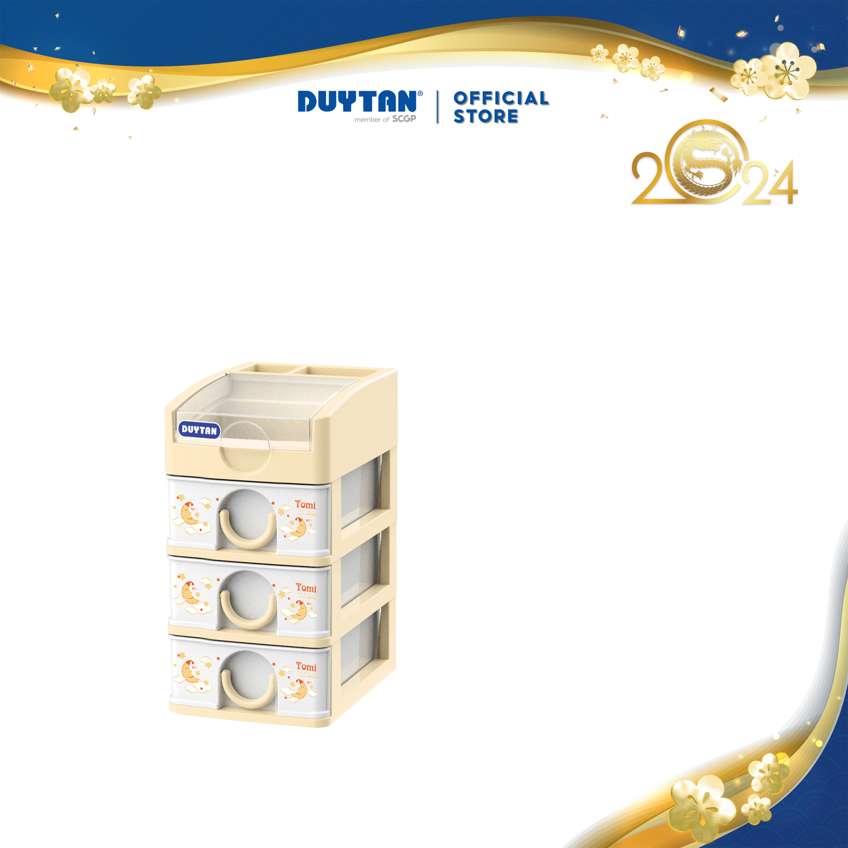 Tủ tomi 4 ngăn duy tân nhỏ gọn, tiện lợi