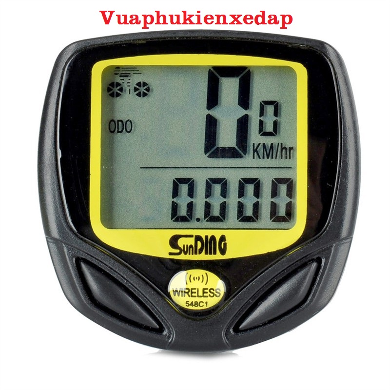Đồng hồ đo tốc độ xe đạp không dây Sunding