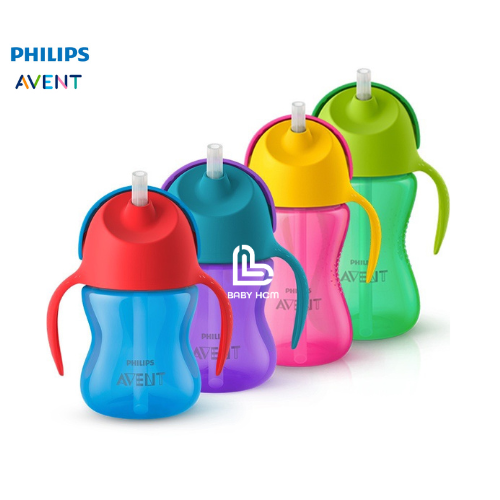 Bình tập uống philips avent có vòi 300ml cho bé 12m+: model scf798/00