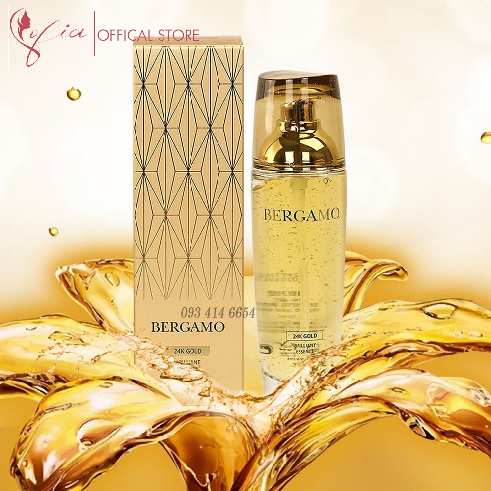 Serum dưỡng trắng bergamo 24k gold brilliant essence 110ml