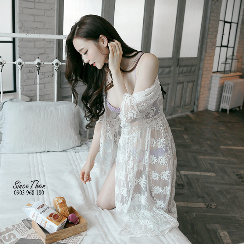 Áo choàng ren đi biển, áo choàng lưới, áo choàng sexy, áo choàng ren đi biển, áo choàng chụp ảnh bầu, áo choàng mang kèm bikini - since then