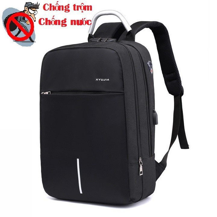 Balo đa năng chống trộm đựng laptop Cao cấp tặng kèm cổng sạc USB