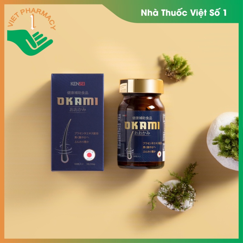 Viên uống giúp tóc chắc khỏe, mọc nhanh Okami