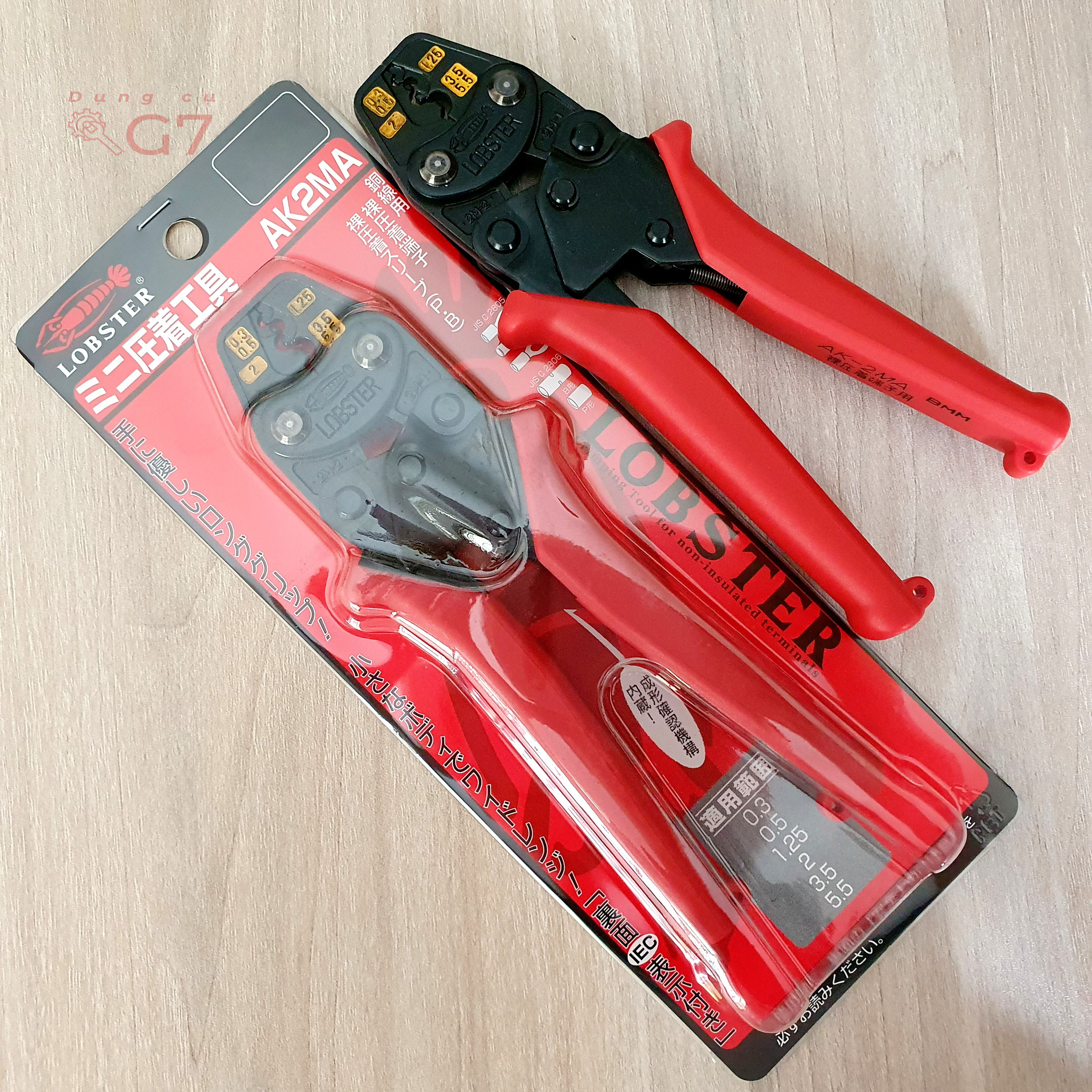 Kìm bấm cos tự động lobster ak2ma made in japan