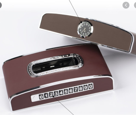 Hộp đựng khăn giấy kiêm bảng số điện thoại và đồng hồ cao cấp