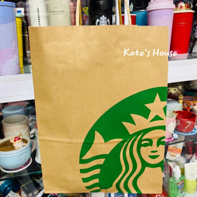 Túi giấy và túi rút starbucks
