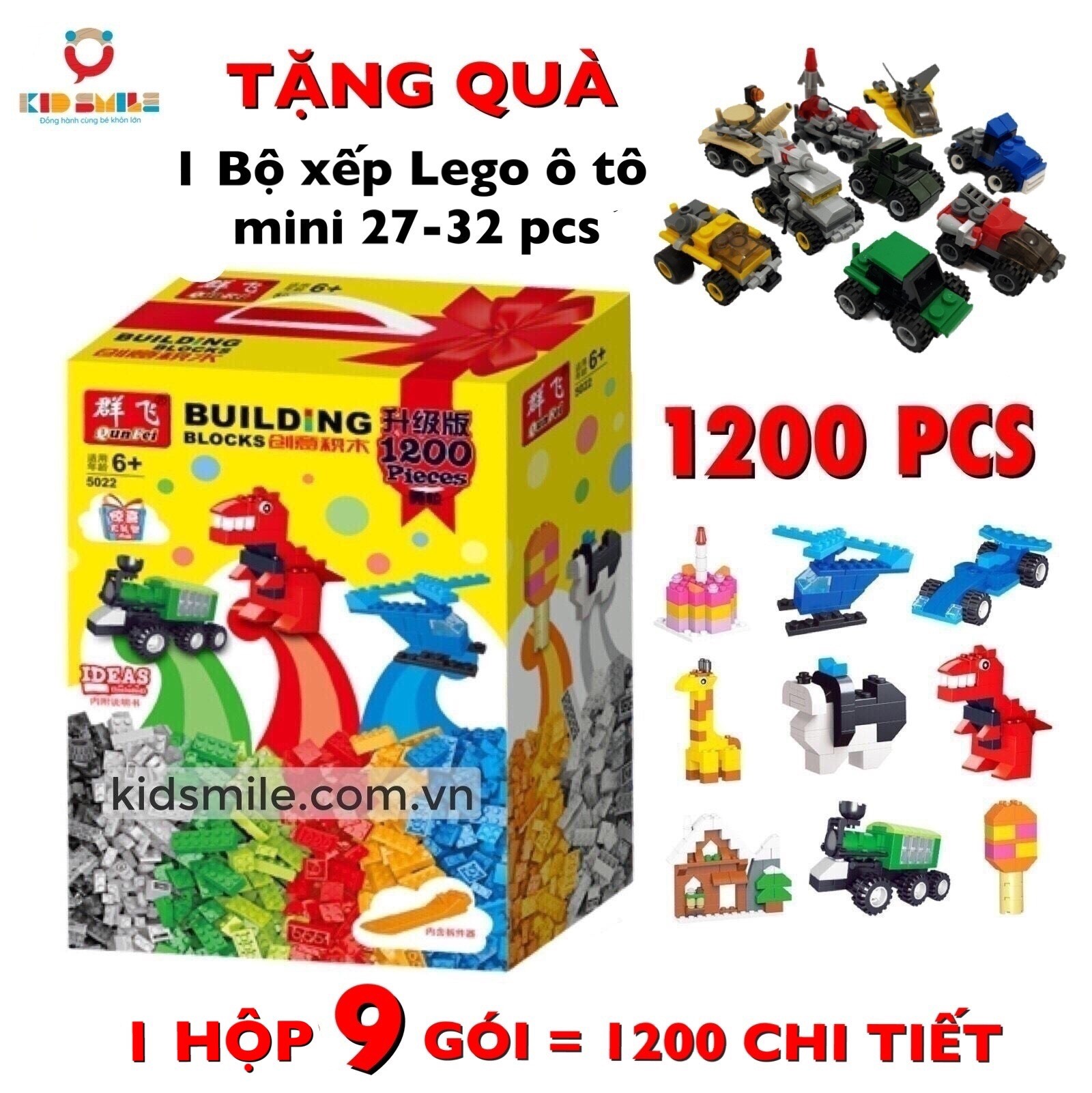 ĐỒ chơi trẻ em XẾP HÌNH LEGO cao cấp cho bé trai và gái. Chất liệu nhựa ABS cao cấp, 1200 chi tiết . Giúp bé phát triển trí tuệ thông minh toàn diện