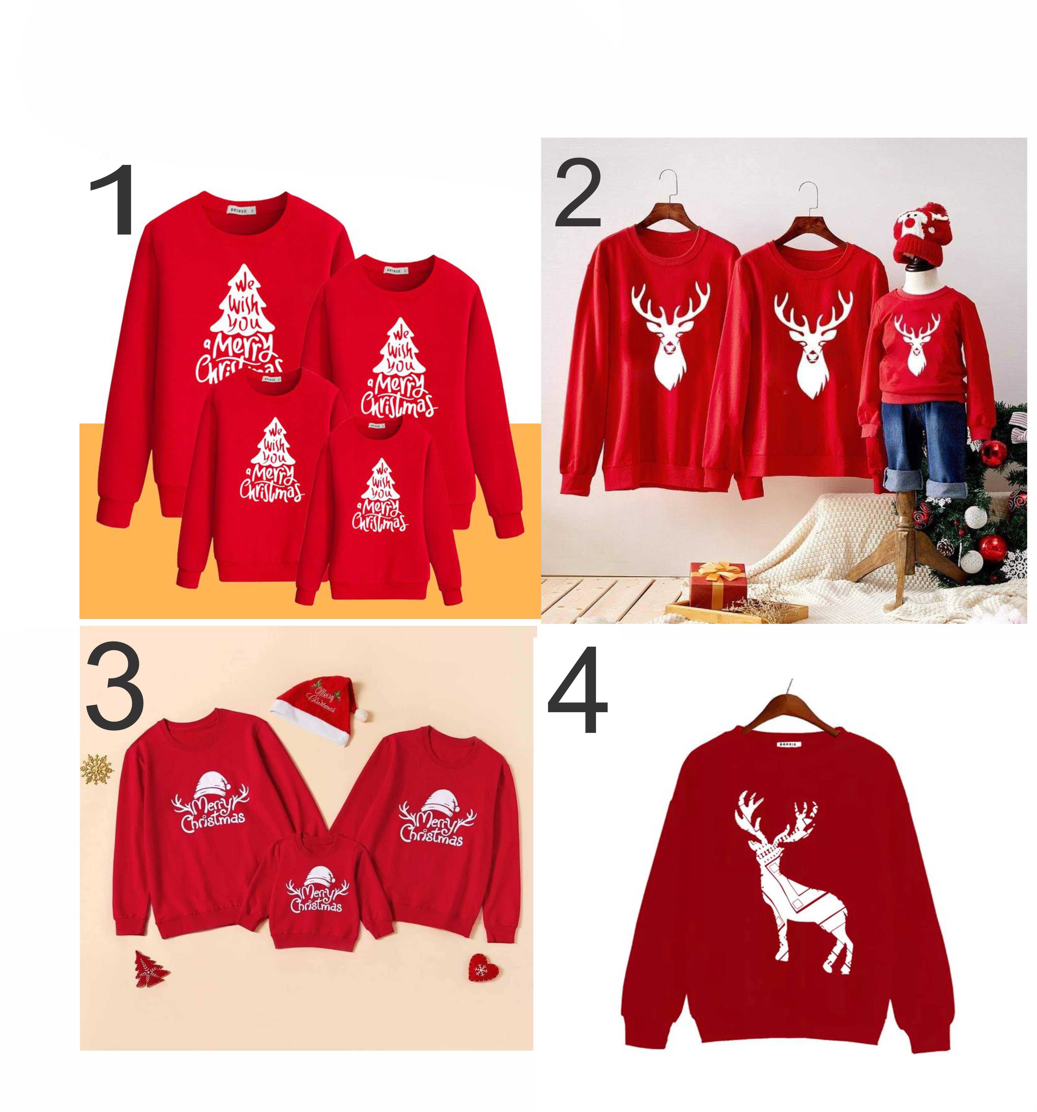 áo sweater noen giáng sinh- áo noen giáng sinh cho bé trai bé gái chất nỉ bông loại 1