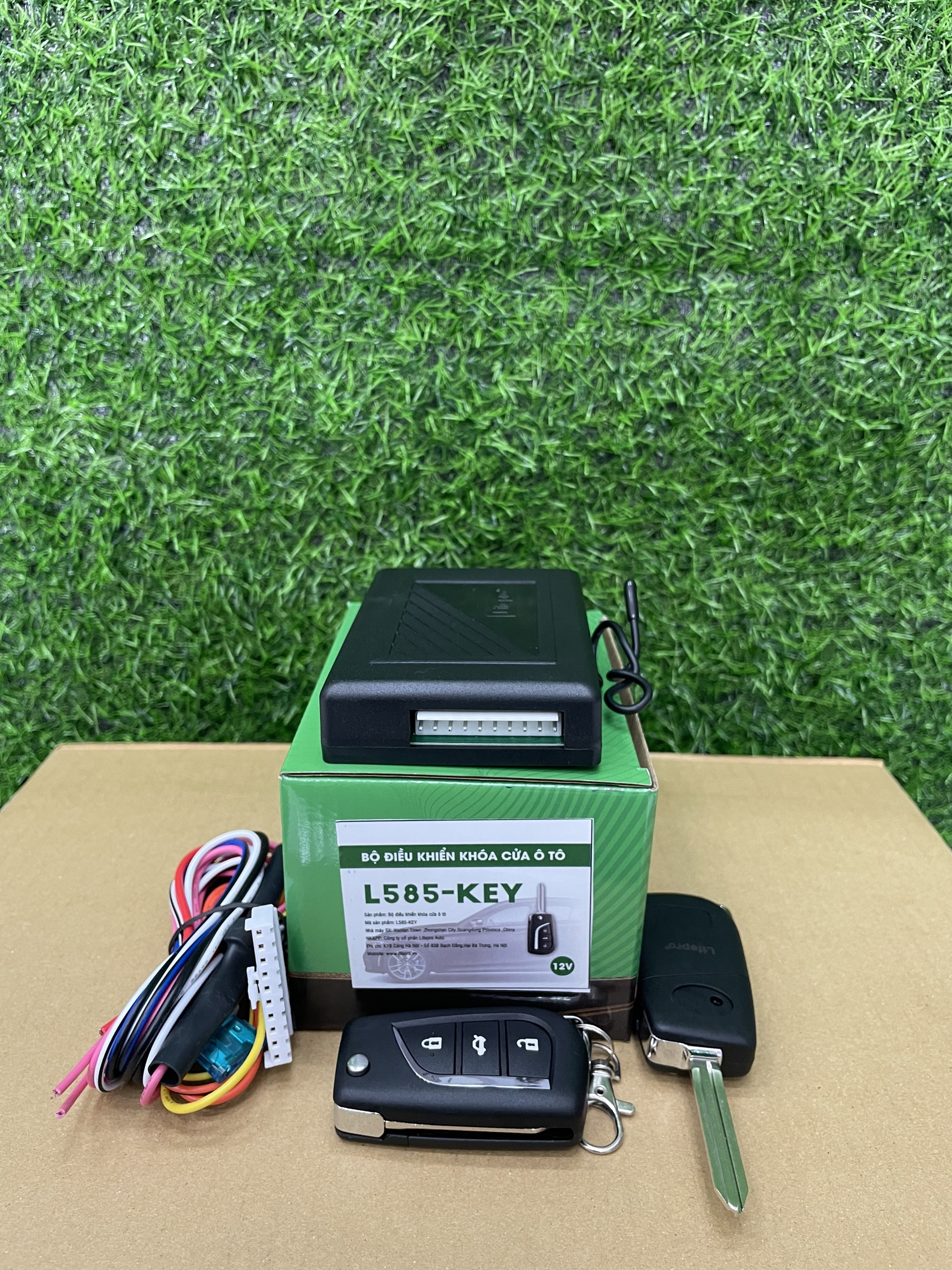 Bộ khoá điều khiển cửa ô tô block cửa, tìm xe 12v và 24v