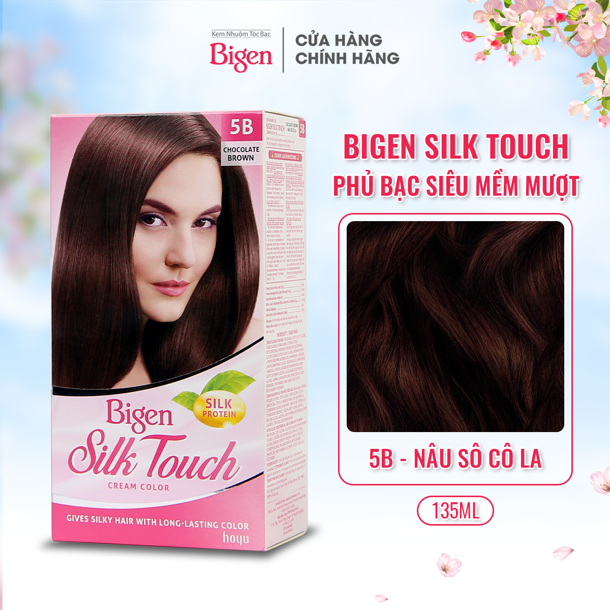 Bigen Silk Touch là sản phẩm nhuộm tóc cao cấp với công thức đặc biệt giúp bảo vệ sợi tóc khỏi những tác động từ môi trường. Tận hưởng cảm giác mềm mượt và bóng đẹp của tóc với Bigen Silk Touch.