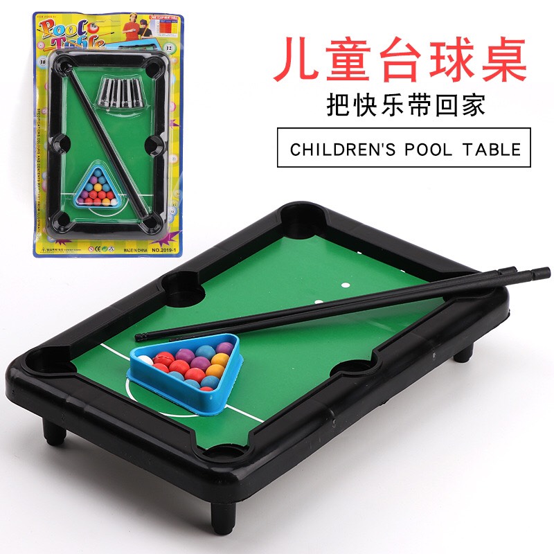 Bàn đánh bida Pool Table mini cho bé - Đồ chơi bida 6 lỗ giải trí cho trẻ