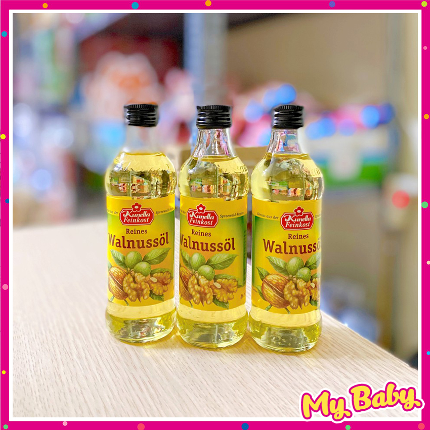 Dầu óc chó đức kunella 100ml cho bé ăn dặm mybaby2508 ad38, dầu ăn dặm cho bé, dầu ăn đức