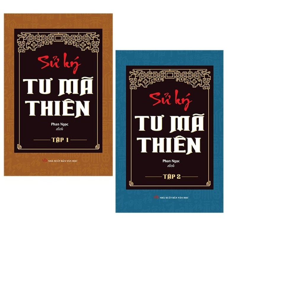 Sách - sử ký tư mã thiên trọn bộ 2 tập