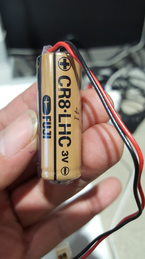 Pin Lithium FUJI CR8.LHC 3V size 4/5A nuôi nguồn PLC CNC