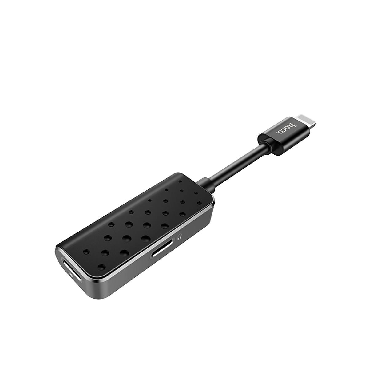 Cáp chuyển đổi jack 3.5mm cho iphone hoco ls12