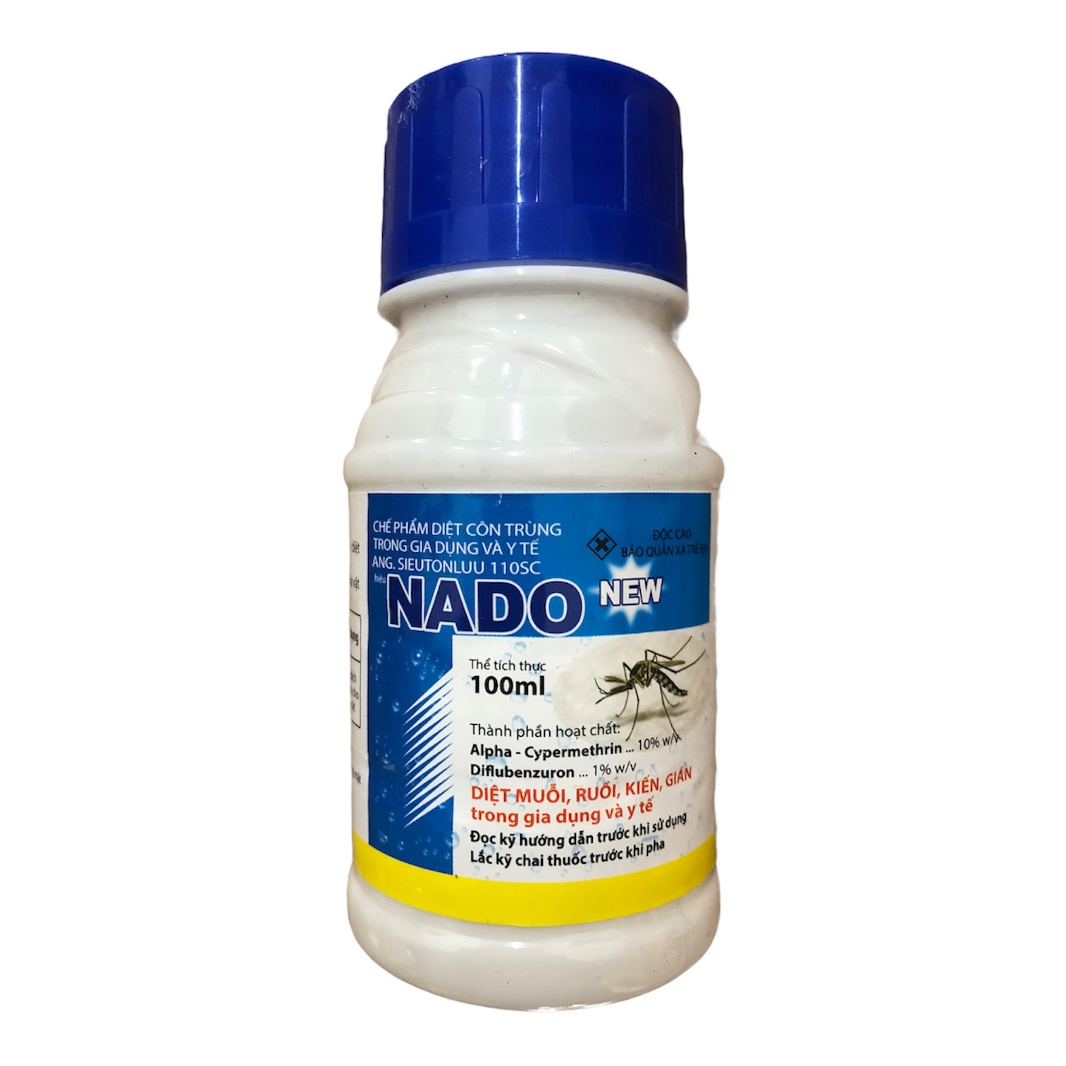 Thuốc diệt muỗi gián NADO 100ml, dùng trong y tế và gia dụng, hiệu quả và an toàn cho mọi gia đình