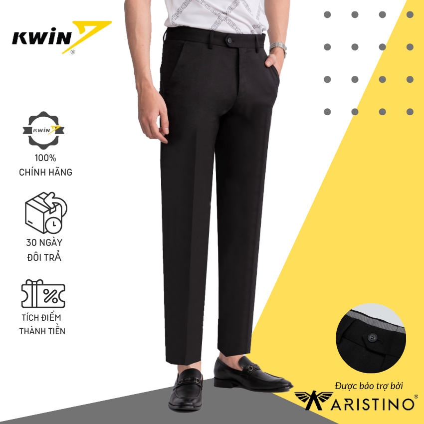 Quần Âu Nam Cao Cấp Kwin Insidemen - Quần Tây Nam Công Sở Form Dáng Cropped Suông nhẹ - ITR00403