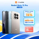 Điện thoại Redmi Note 15 Pro (12+256GB) | Màn 6,77" FHD+ bảo vệ mắt | MTK Helio G200-Ultra | Camera 200MP | 6500mAh
