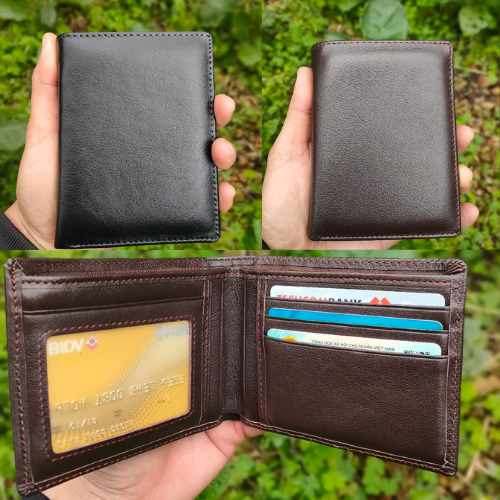 Ví nam Nappa VN155-bóp nam đứng bóp ngang-ví da bò cao cấp bảo hành 24 tháng